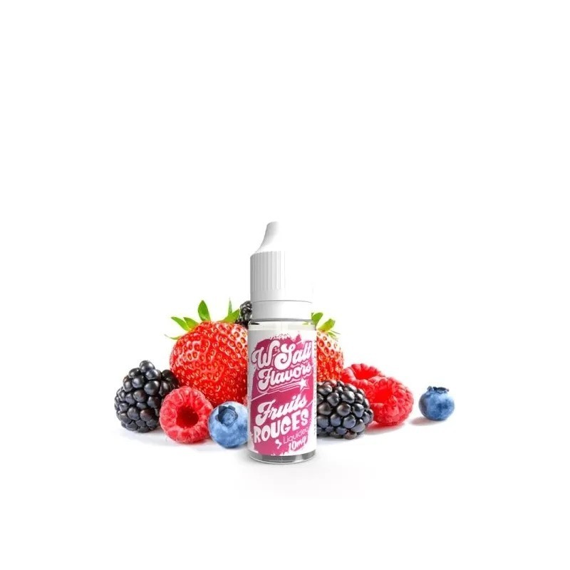 Liquid Wsalt Flavour 10ml - Red Fruits 20mg | Eliq Vapoteur
