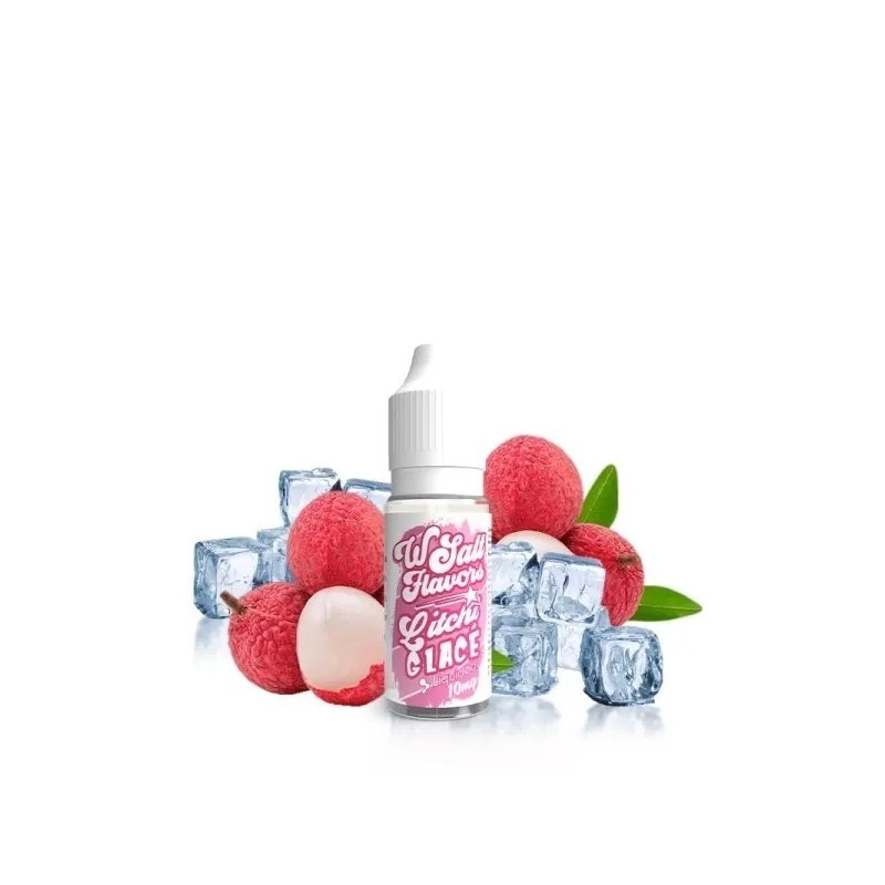 Liquid Wsalt Flavor 10ml - Lychee Glacé 20mg | Eliq Vapoteur