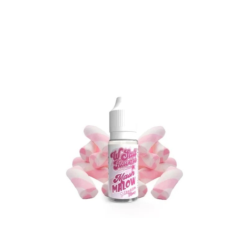 Liquid Wsalt Flavour 10ml - Marshmallow 20mg | Eliq Vapoteur
