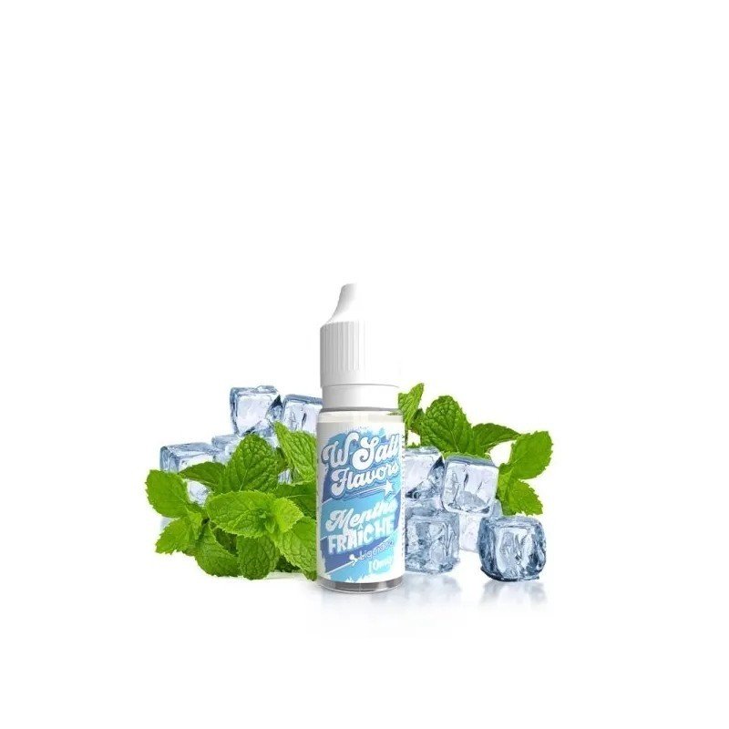Liquid Wsalt Flavor 10ml - Fresh Mint 20mg | Eliq Vapoteur