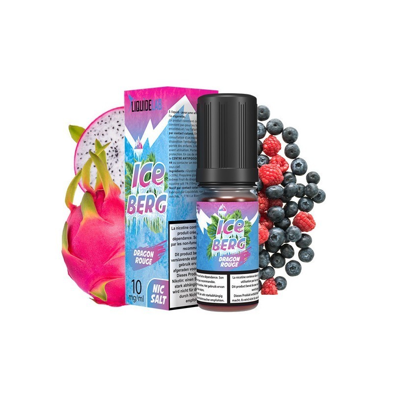 Liquid Iceberg  O'J Lab 10ml - Dragon Rouge Salt 20mg | Eliq Vapoteur
