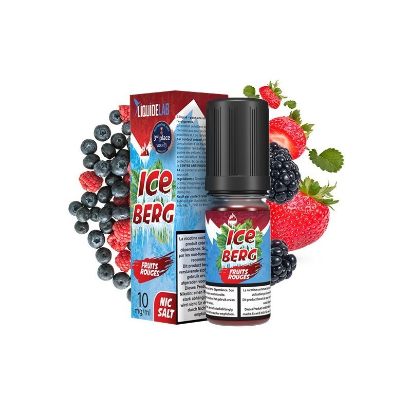 Liquid Iceberg O'J Lab 10ml - Fruits Rouges 20mg | Eliq Vapoteur