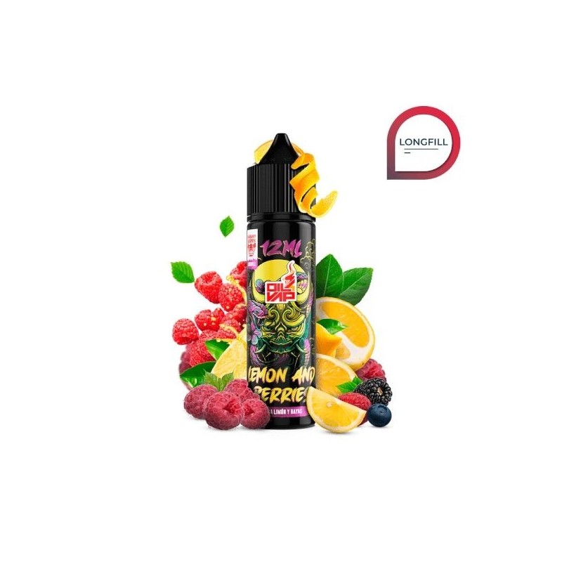 Longfill Oil4vap Kabuki 12/60ml - Citron et Baies | Eliq Vapoteur