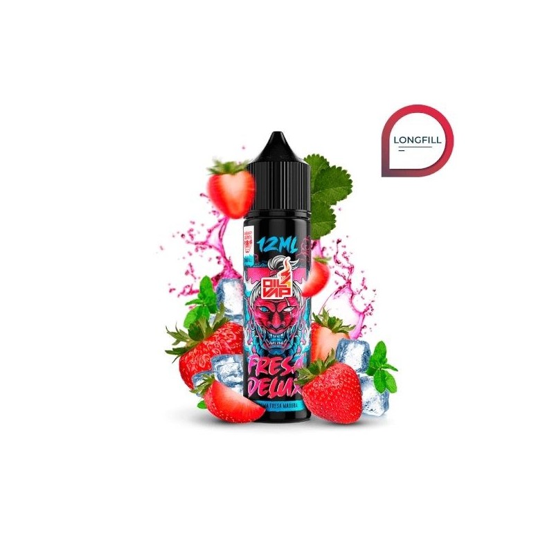 Longfill Oil4vap Kabuki 12/60ml - Fraise Deluxe | Eliq Vapoteur