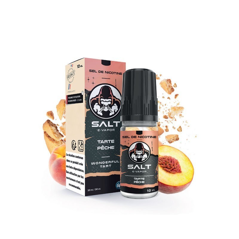 Liquid E-Vapor Salt 10ml - Tart Peach 20mg | Eliq Vapoteur