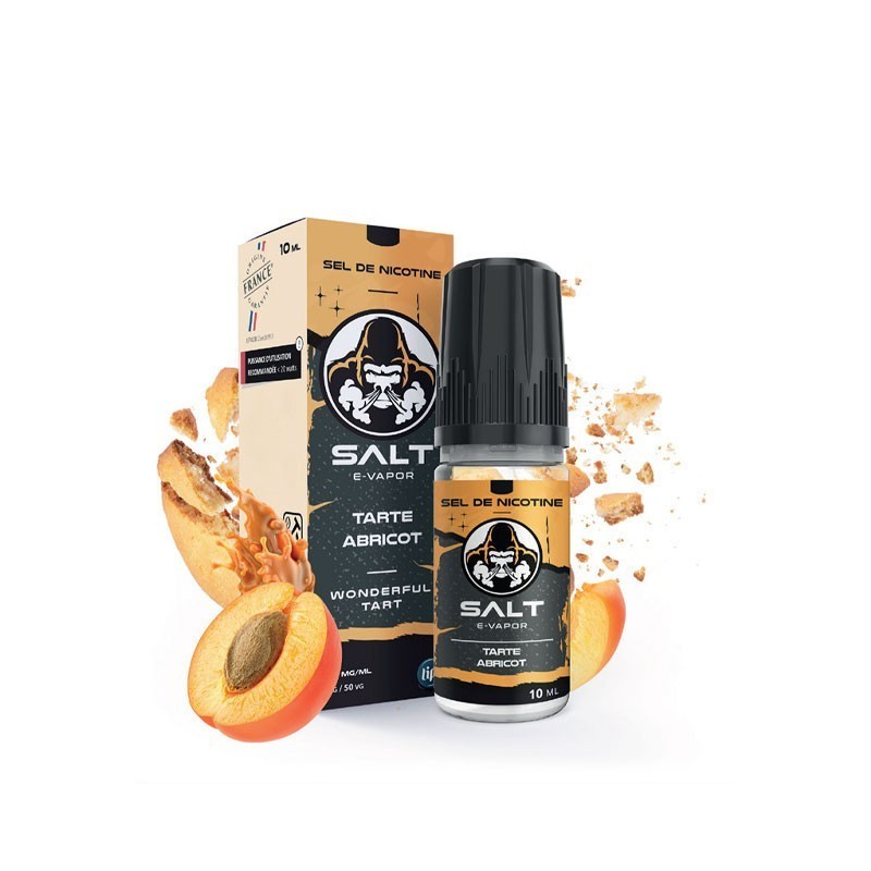Liquid E-Vapor Salt 10ml - Abricot Acide 10mg | Eliq Vapoteur