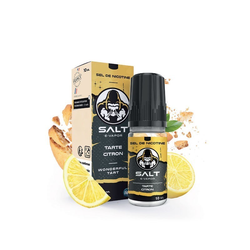 Liquid E-Vapor Salt 10ml - Tart Citron 10mg | Eliq Vapoteur