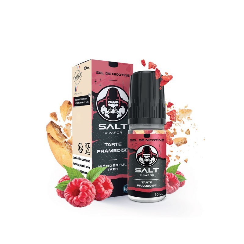 Liquid E-Vapor Salt 10ml - Framboise Acidulée 10mg | Eliq Vapoteur