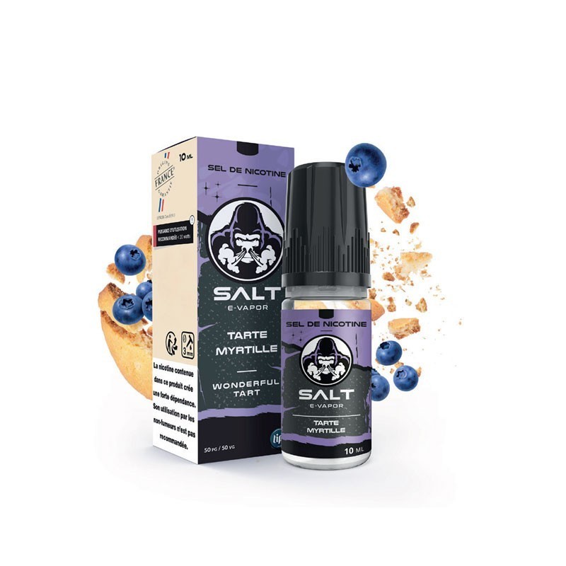Liquid E-Vapor Salt 10ml - Tart Myrtille 10mg | Eliq Vapoteur