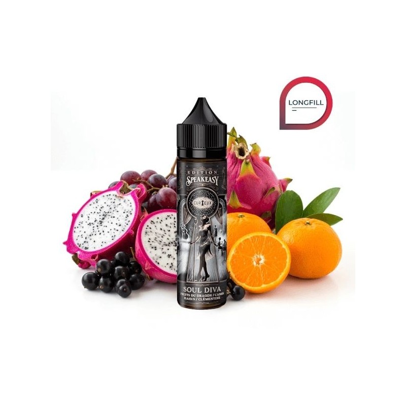 Longfill Curieux Speakeasy 15/60ml - Soul Diva | Eliq Vapoteur