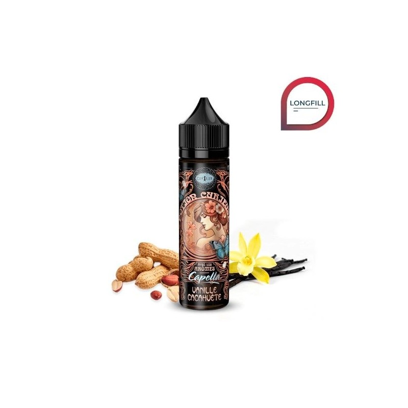 Longfill Curieux Potions 15/60ml - Vanilla Peanut | Eliq Vapoteur