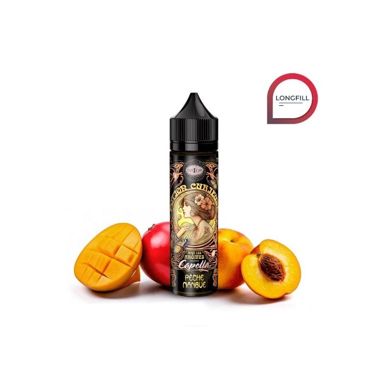 Longfill Curieux Potions 15/60ml - Peach Mango | Eliq Vapoteur