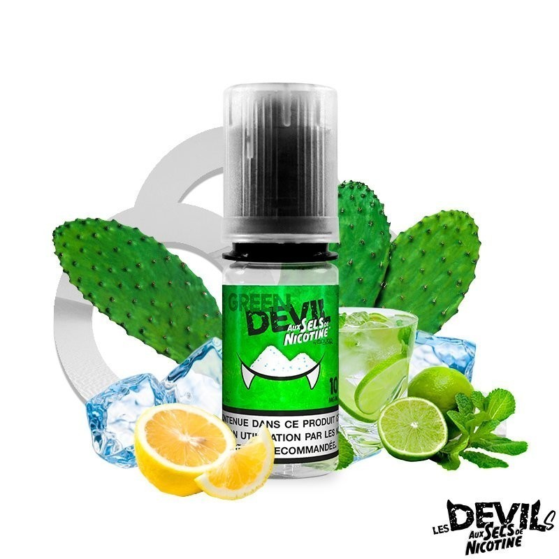 Liquid Devil Salt 10ml - Green Devil 19mg | Eliq Vapoteur