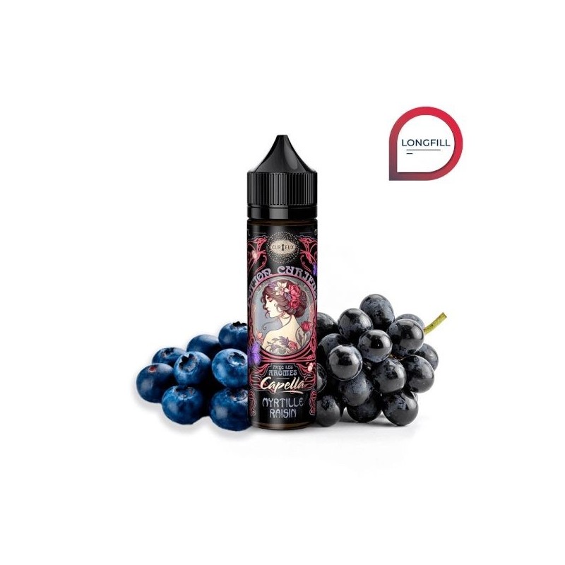 Longfill Curieux Potions 15/60ml - Blueberry Grape | Eliq Vapoteur
