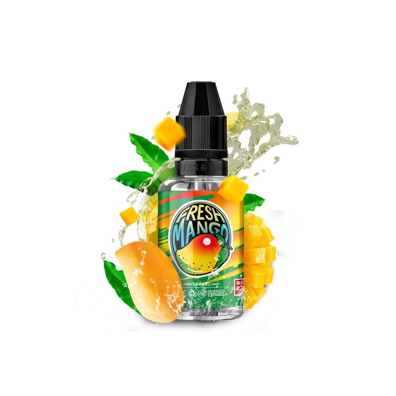 Longfill Oil4vap (Pack) 8/30ml - Fresh Mango | Eliq Vapoteur
