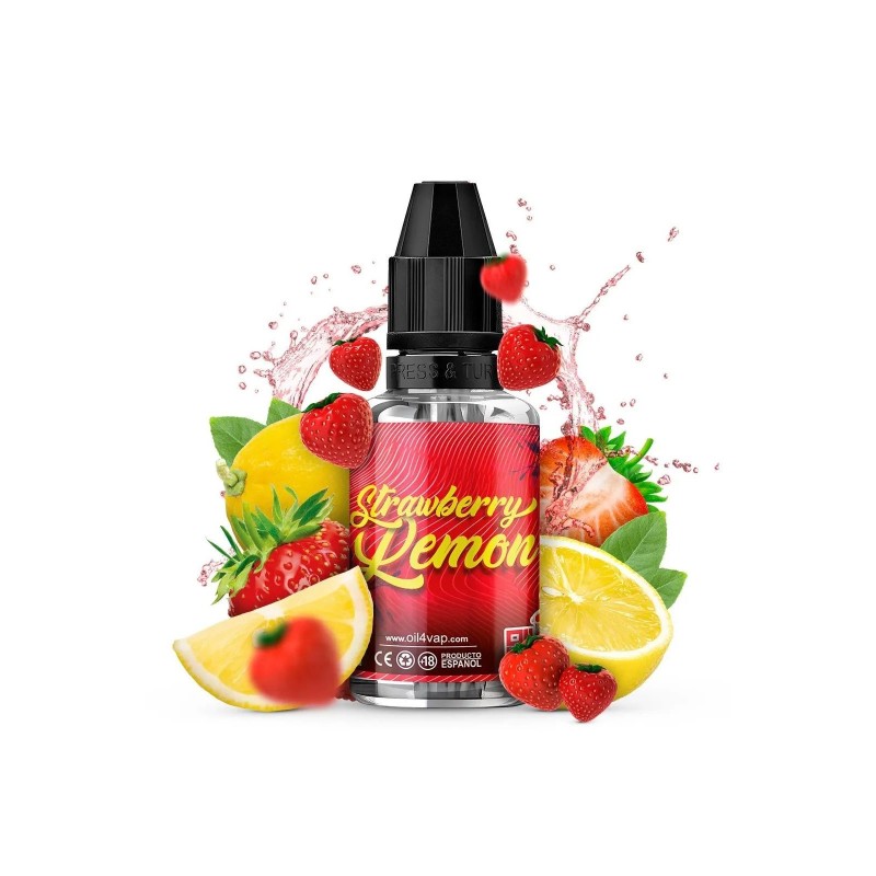 Longfill Oil4vap (Pack) 8/30ml - Fraise Citron | Eliq Vapoteur