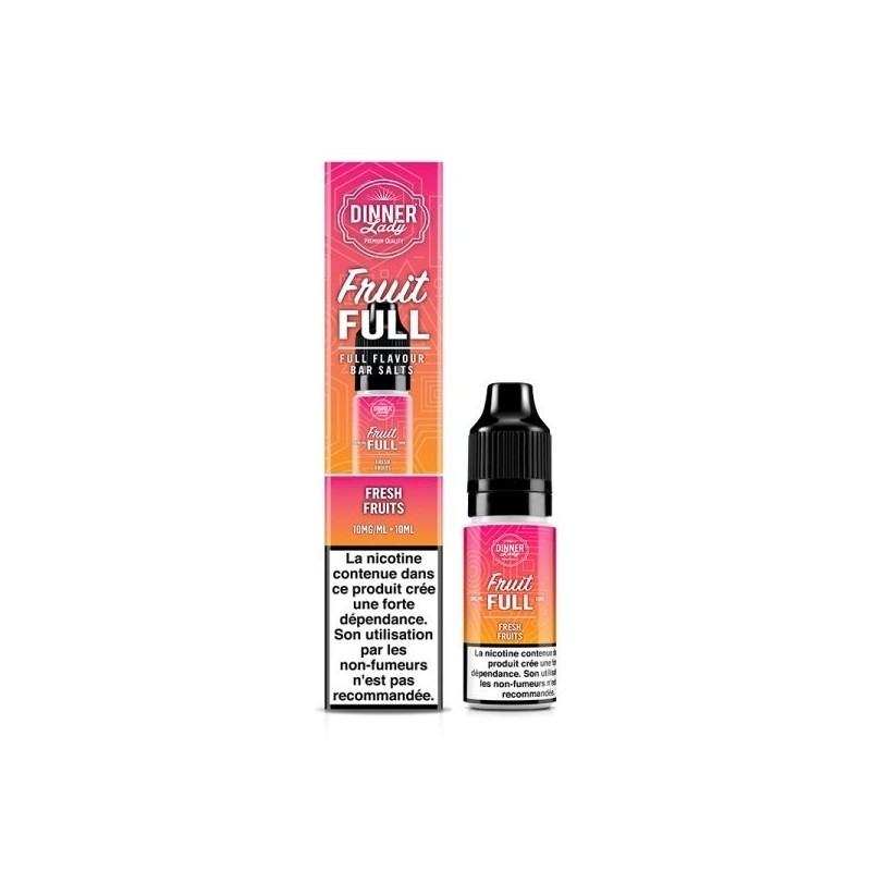 Liquid Dinner Lady Fruit Full Salt 10ml - Fruits Frais 20mg | Eliq Vapoteur