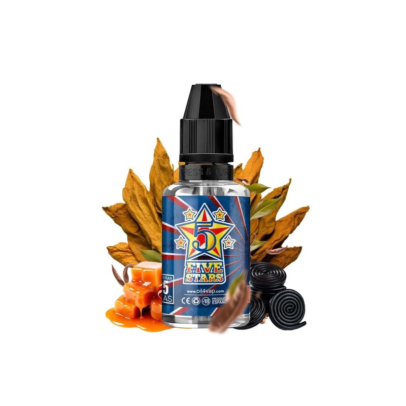 Longfill Oil4vap (Pack) 8/30ml - Five Stars | Eliq Vapoteur