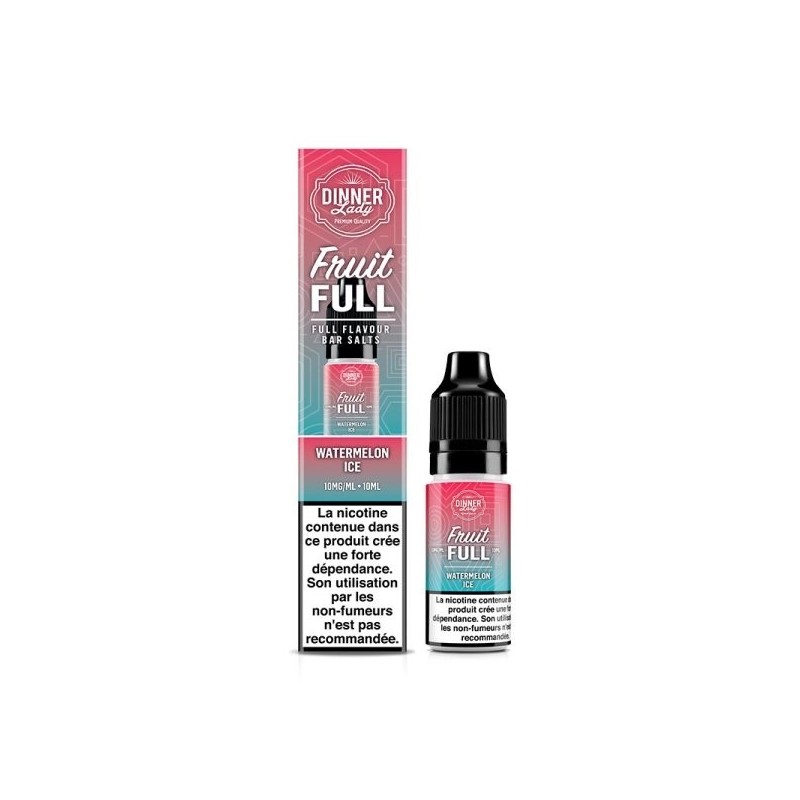 Liquid Dinner Lady Fruit Full Salt 10ml - Glace de Pastèque 20mg | Eliq Vapoteur