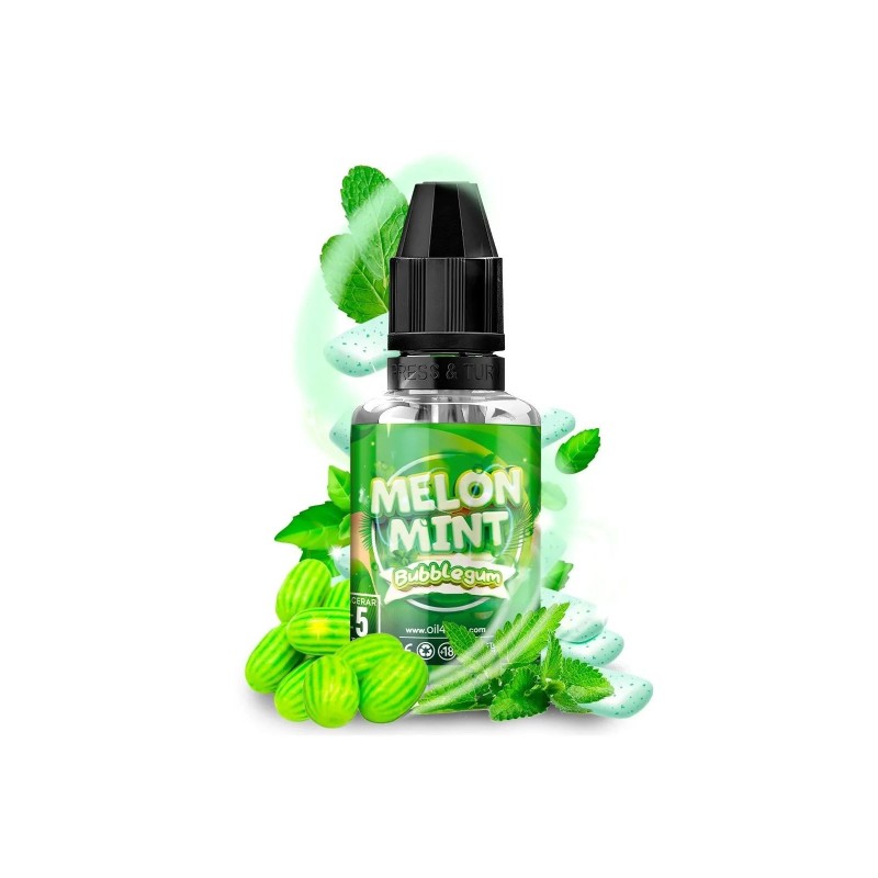 Longfill Oil4vap (Pack) 8/30ml - Melon Mint Bubble | Eliq Vapoteur