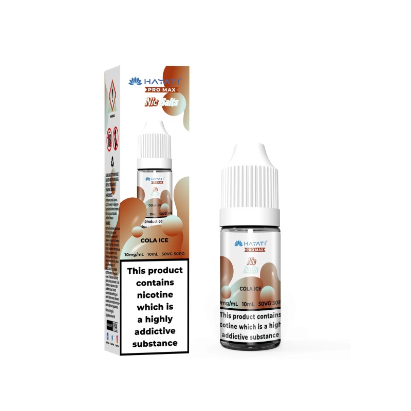 Liquid Hayati Pro Max Nic Salts 10ml - Cola Ice 20mg | Eliq Vapoteur