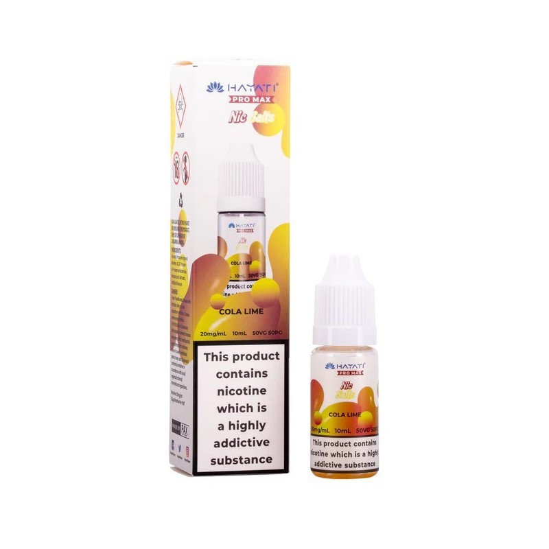 Liquid Hayati Pro Max Nic Salts 10ml - Cola Lime 20mg | Eliq Vapoteur