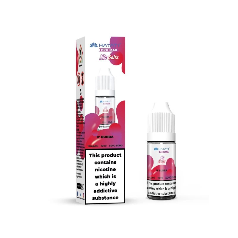Liquid Hayati Pro Max Nic Salts 10ml - H' Bubba 20mg | Eliq Vapoteur