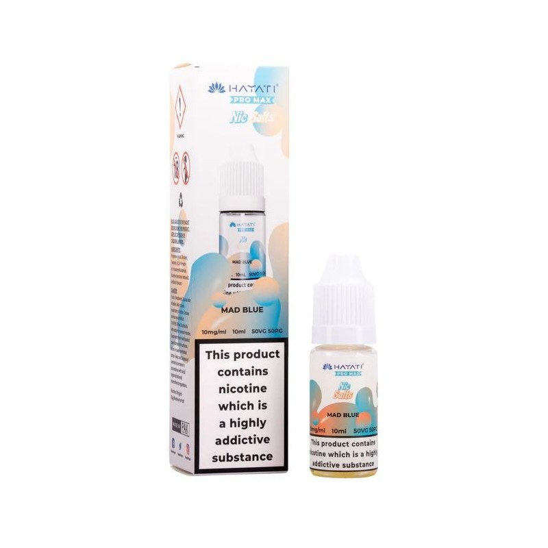 E-liquide Hayati Pro Max Nic Salts 10ml - Mad Blue 20mg | EliqVapoteur