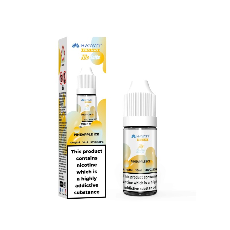 Liquid Hayati Pro Max Nic Salts 10ml - Ananas Glacé 20mg | Eliq Vapoteur