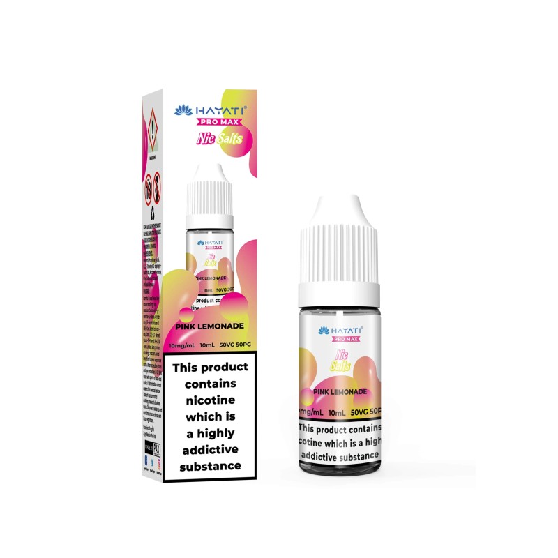 Liquid Hayati Pro Max Nic Salts 10ml - Limonade Rose 20mg | Eliq Vapoteur