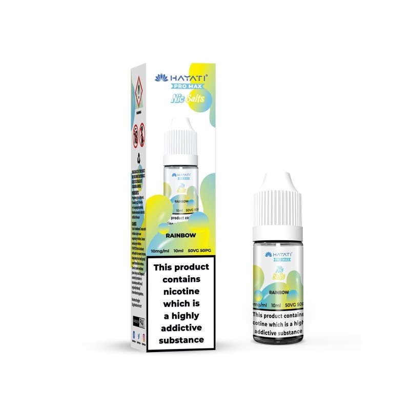 Liquid Hayati Pro Max Nic Salts 10ml - Arc-en-ciel 20mg | Eliq Vapoteur