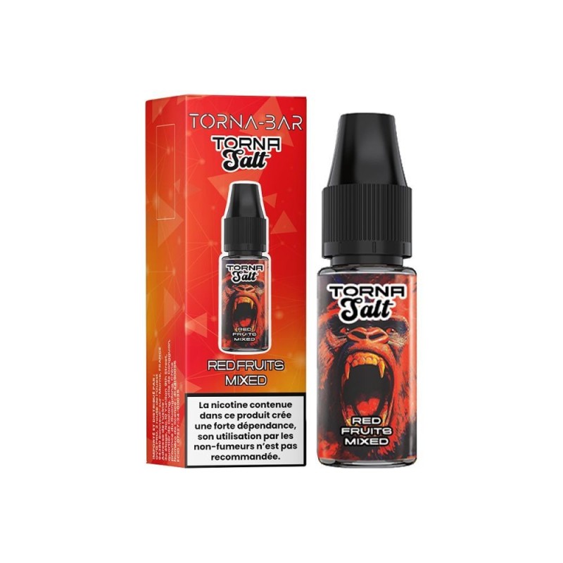 Liquid Torna-Bar Salt 10ml - Red Fruits Mixed 20mg | Eliq Vapoteur