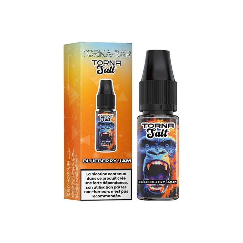 Liquid Torna-Bar Salt 10ml - Blueberry Jam 20mg | Eliq Vapoteur