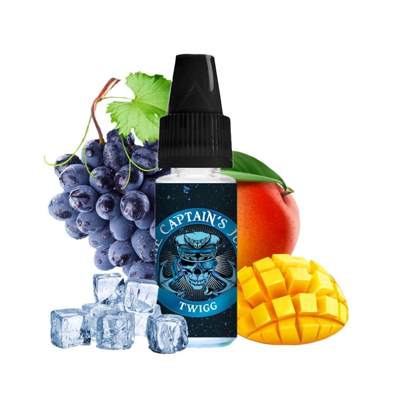 Liquid The Captain's Juice 10ml - Twigg 20mg | Eliq Vapoteur