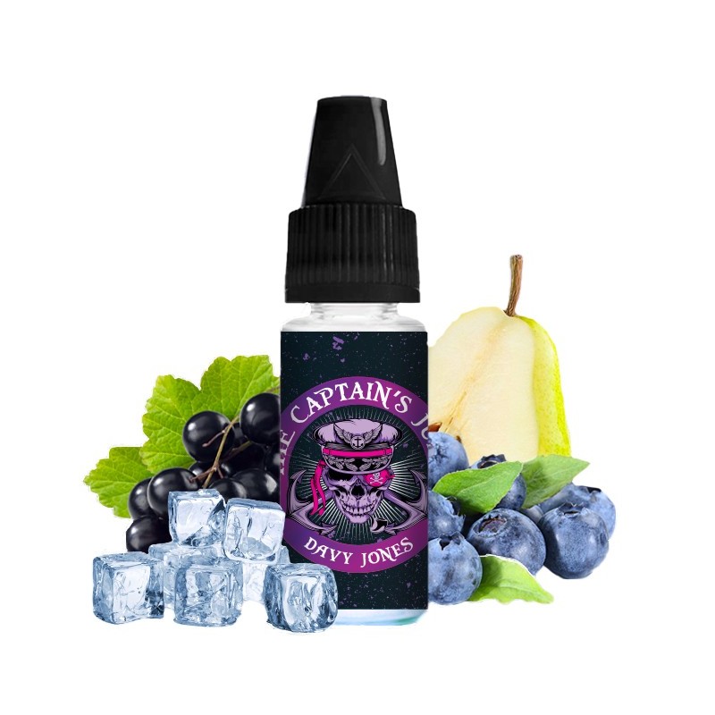 Liquid The Captain's Juice 10ml - Davy Jones 20mg | Eliq Vapoteur