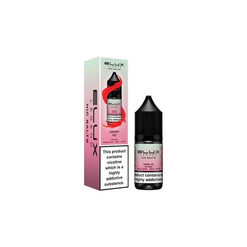 Liquid Elux Legend Nic Salts 10ml - Cherry Ice 20mg | Eliq Vapoteur