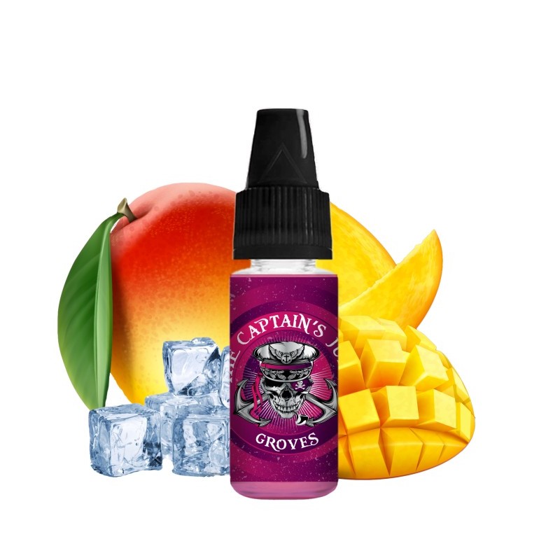 Liquid The Captain's Juice 10ml - Groves 20mg | Eliq Vapoteur