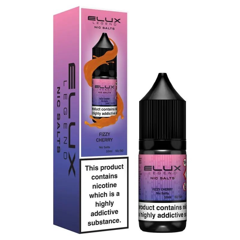 Liquid Elux Legend Nic Salts 10ml - Fizzy Cherry 20mg | Eliq Vapoteur