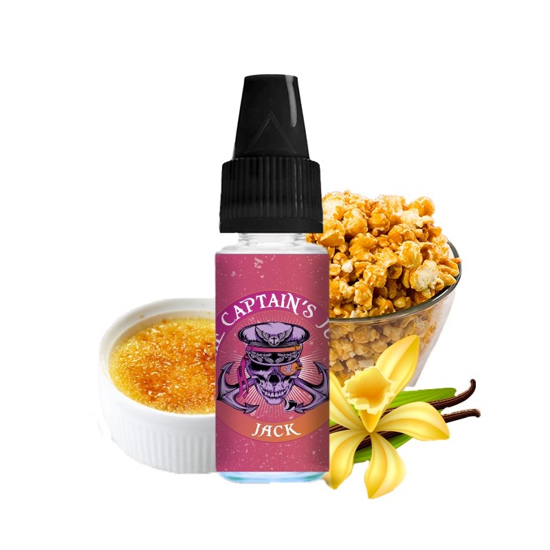 Liquid The Captain's Juice 10ml - Jack 20mg | Eliq Vapoteur