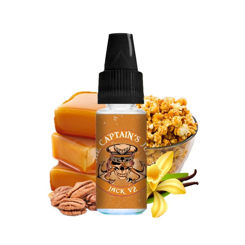 Liquid The Captain's Juice 10ml - Jack V2 20mg | Eliq Vapoteur