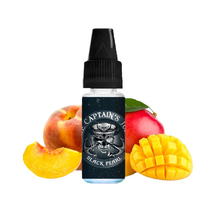 Liquid The Captain's Juice 10ml - Black Pearl 20mg | Eliq Vapoteur