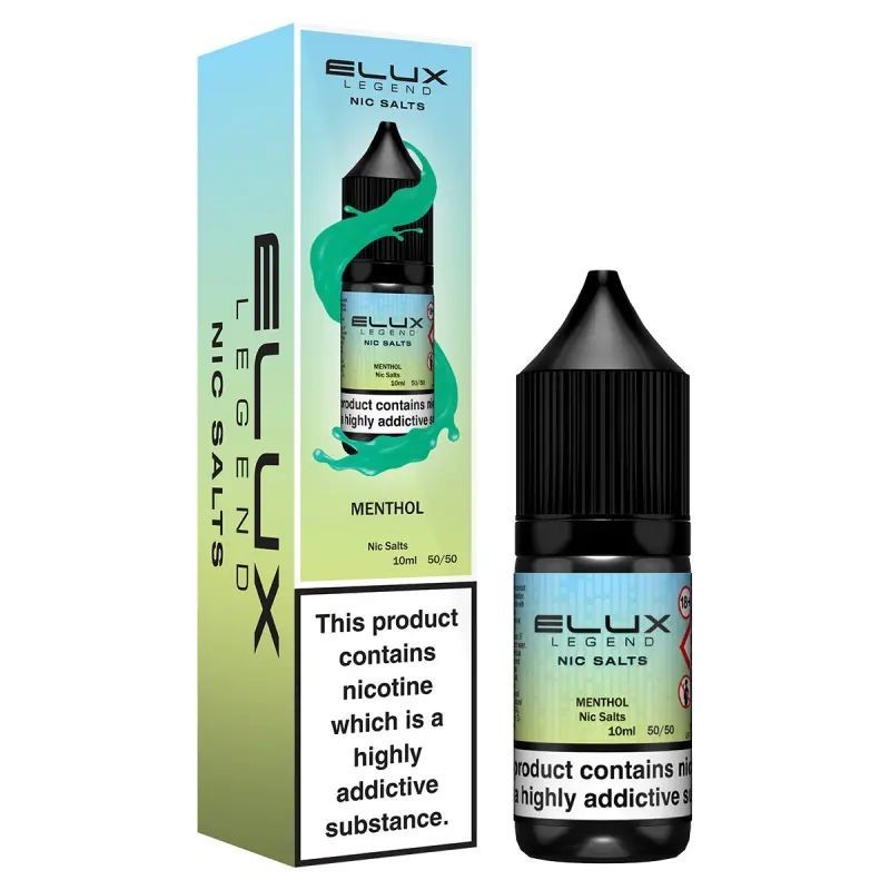 Liquid Elux Legend Nic Salts 10ml - Menthol 20mg | Eliq Vapoteur