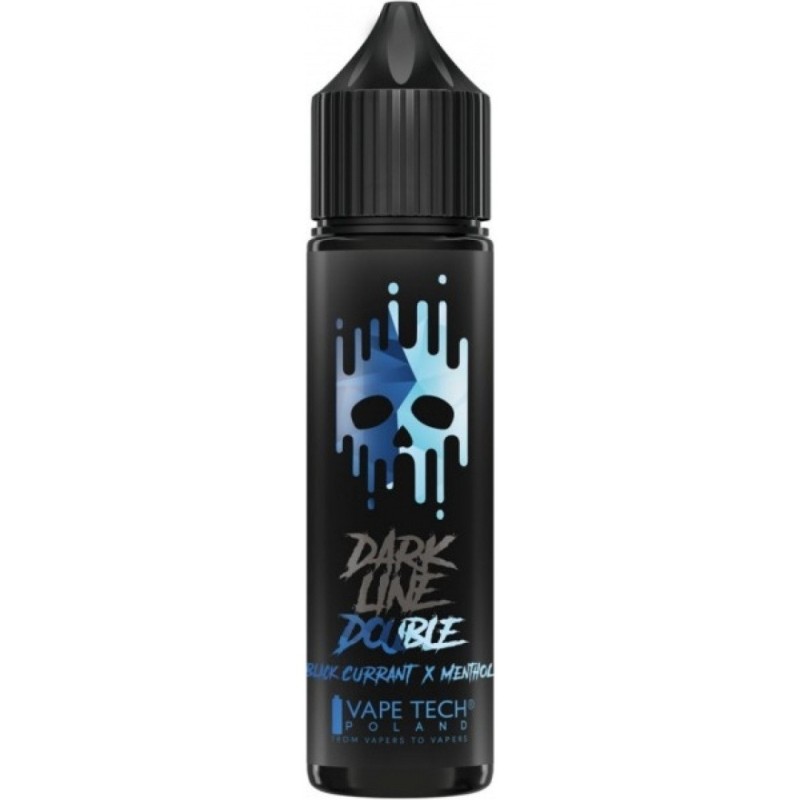 Longfill DARK LINE Double 8/60ml - Cassis Menthol (A25) | Eliq Vapoteur