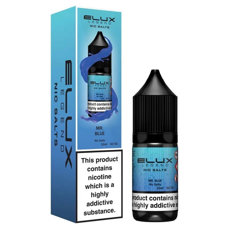 E-liquide Elux Legend Nic Salts 10ml - Mr Blue 20mg | EliqVapoteur