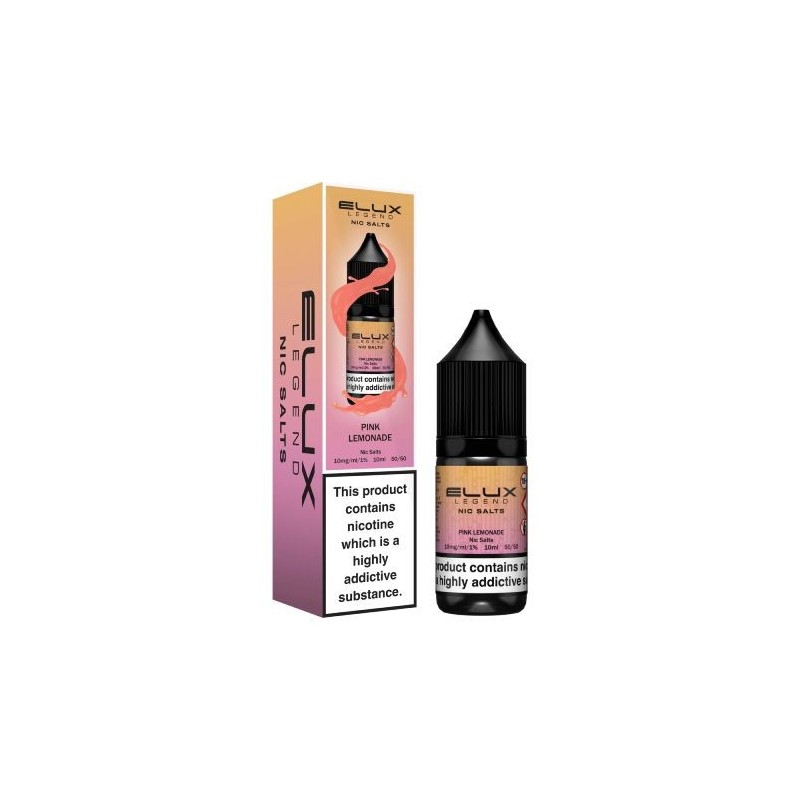 Liquid Elux Legend Nic Salts 10ml - Pink Lemonade 20mg | Eliq Vapoteur
