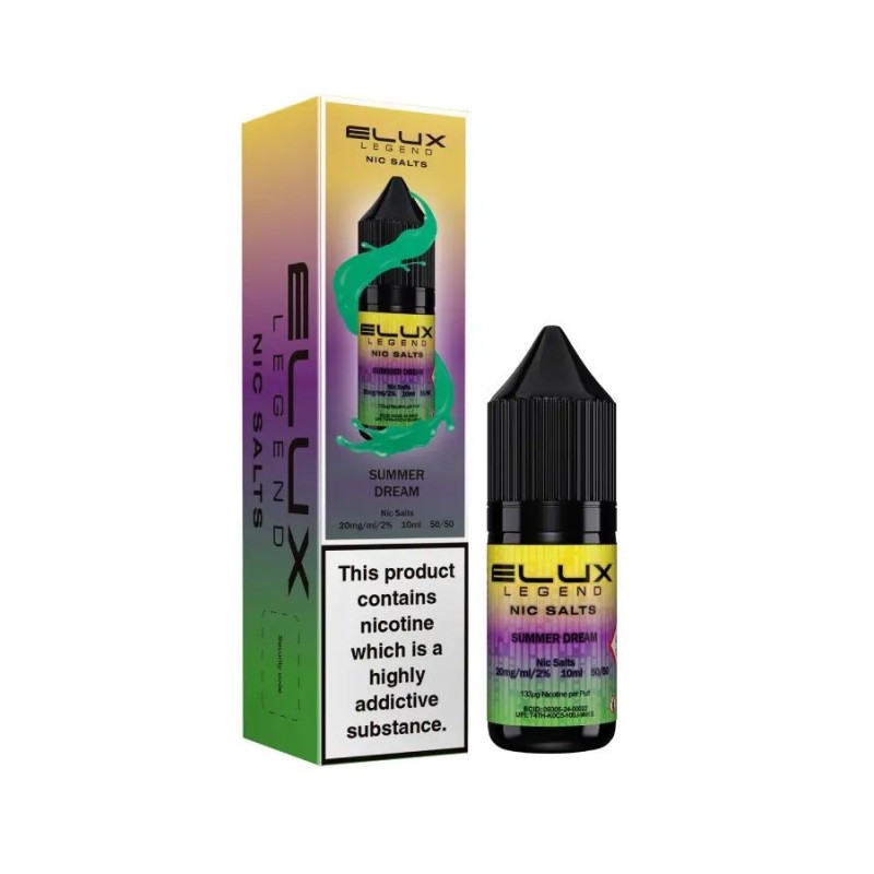 Liquid Elux Legend Nic Salts 10ml - Summer Dream 20mg | Eliq Vapoteur