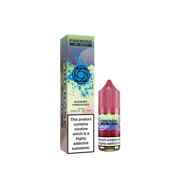 Liquid FireRose 5000 Nic Salts 10ml - Blueberry Pomegranate 20mg | Eliq Vapoteur