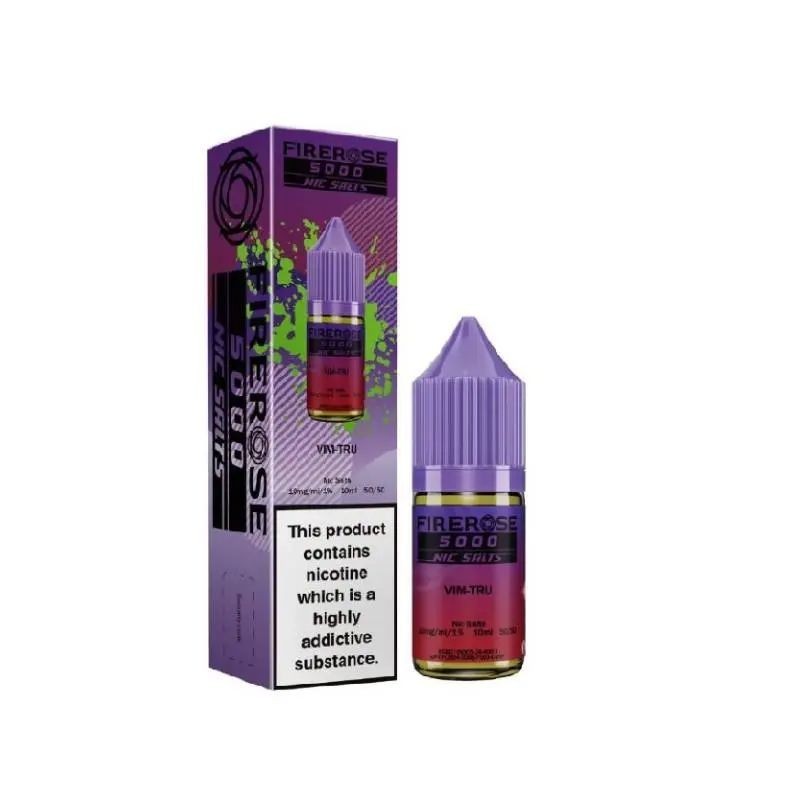 Liquid FireRose 5000 Nic Salts 10ml - Vim Tru 20mg | Eliq Vapoteur