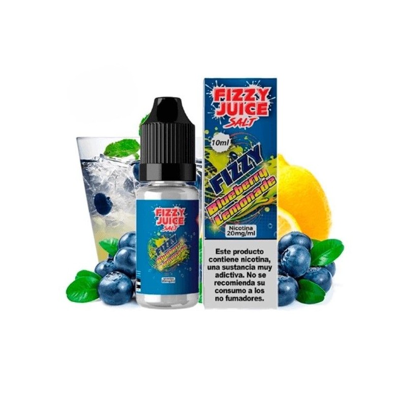 Liquid Fizzy Juice Salts 10ml - Blueberry Lemonade 20mg | Eliq Vapoteur