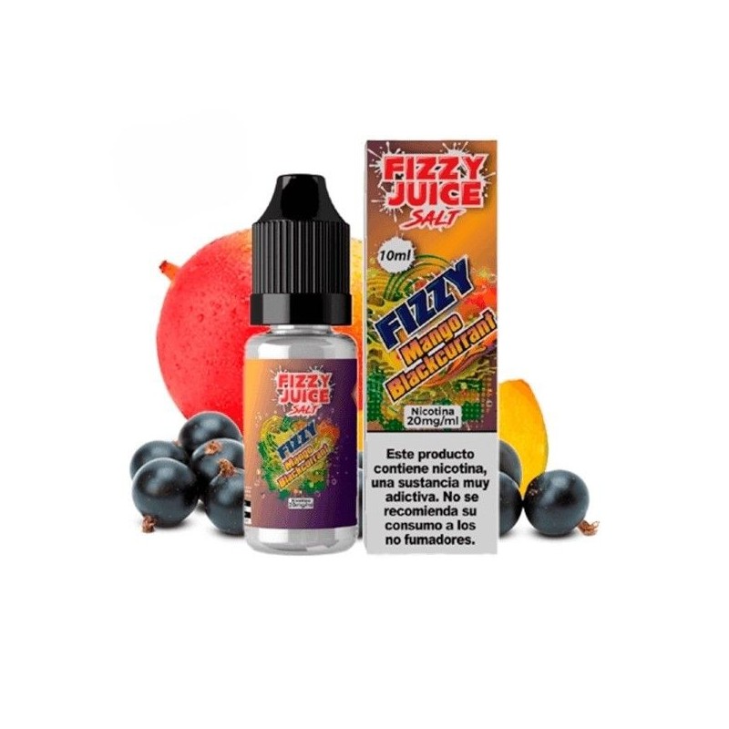 Liquid Fizzy Juice Salts 10ml - Mangue Cassis 20mg | Eliq Vapoteur